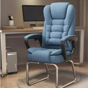 <span class=keywords><strong>Repose</strong></span>-pieds confortable en cuir de luxe patron exécutif dormir chaise d'ordinateur inclinable chaise de bureau ergonomique - Product Image 3