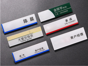 Vente en gros d'étiquettes de travail personnalisées en <span class=keywords><strong>aluminium</strong></span>, <span class=keywords><strong>plaque</strong></span> signalétique de bureau, <span class=keywords><strong>gravure</strong></span> au laser avec votre nom - Product Image 6