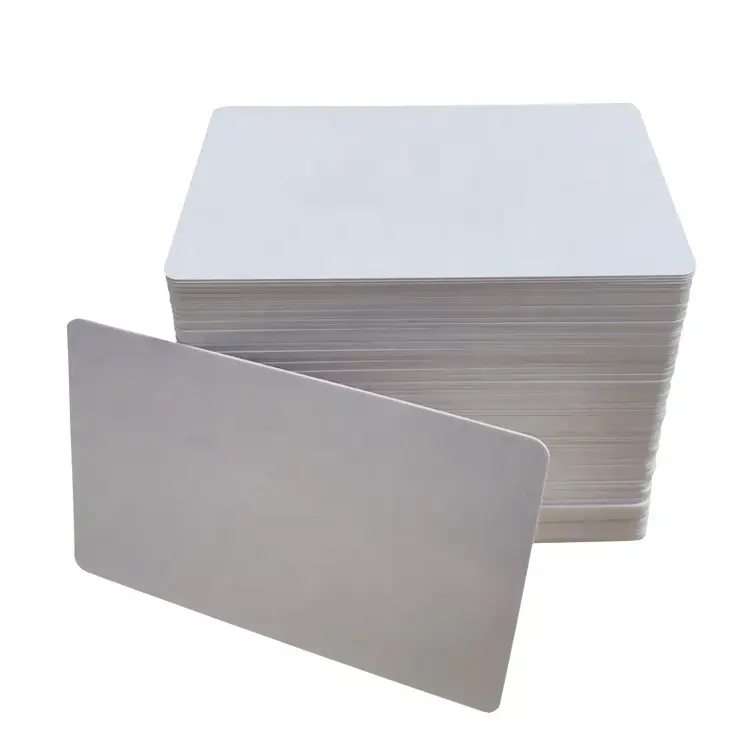 High Quality Printable CR80 Sublimation Plastic White Id Business Blank PVC Card