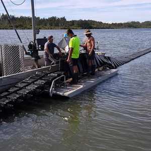 Kandang tiram HDPE terbalik mudah, sistem penumbuh tiram kualitas tinggi Float Flip keranjang pertanian 100% Anti-UV - Product Image 2