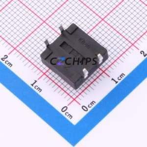 TSA12110-073B532BJ Tactile Switch Through hole-4P,11.7x11.5mm Switch Single Pole Single Throw Rectangle Button 2.8N 11.7mm - Product Image 2