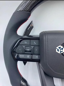 Volante negro brillante <span class=keywords><strong>D</strong></span> para Toyota Landcruiser Land Cruiser LC200 LC300 Prado 120 150 <span class=keywords><strong>200</strong></span> LC79 LC70 LC76 FJ70 FJ79 FJ200 - Product Image 4