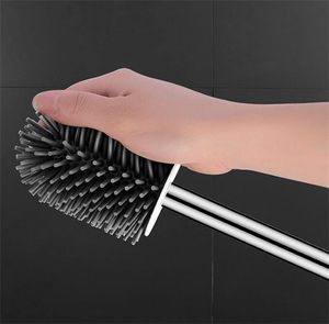 แปรงทำความสะอาดห้องน้ำซิลิโคนขนแปรงนุ่ม TPR พร้อมที่วางพลาสติก ขายดี - Product Image 5