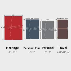 สมุดบันทึกปกหนังแข็งแบบวินเทจ ปี 2026 พร้อมแท็บแบ่งราย<span class=keywords><strong>เดือน</strong></span> ช่องใส่ของด้านหลัง สำหรับนักศิลปะ นักเดินทาง สีน้ำตาล - Product Image 3