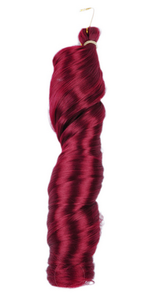 <span class=keywords><strong>Trenzas</strong></span> de rizo de onda suelta de alta temperatura sintética Extensiones de cabello de ganchillo rizado en espiral para mujeres Color de piano teñido - Product Image 3