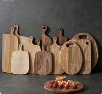 Planche à découper en bois massif personnalisée pour cuisine, en acacia et noyer noir, vente en gros directe usine