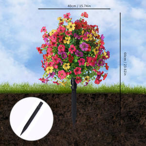 Planta de Lavanda Artificial en Maceta, Color Violeta, Follaje Artificial, Flores Artificiales para Decoración de Interiores y Exteriores del Hogar y Jardín - Product Image 5