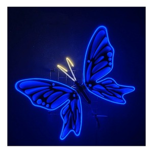 Wholesale Waterproof LED Butterfly Lights Decorations Outdoor Party Props And Wedding Backdrop Mariposa Led Con Movimiento
