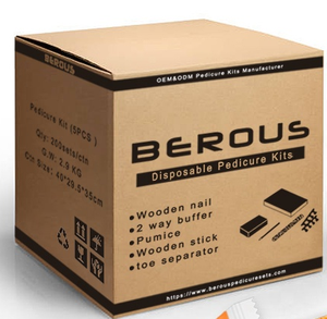 <span class=keywords><strong>Kit</strong></span> Pedicure Monouso Economico 5 in 1 con Lima per Unghie, Buffer per Unghie, <span class=keywords><strong>Tampone</strong></span> in Pietra Pomice, Separatore per Dita e Bastoncino in Legno - Product Image 6