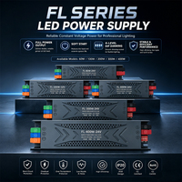 Alimentation à découpage étanche et dimmable 400W 300W 200W 100W 60W pour bande LED, AC 100V~265V DC 12V 24V