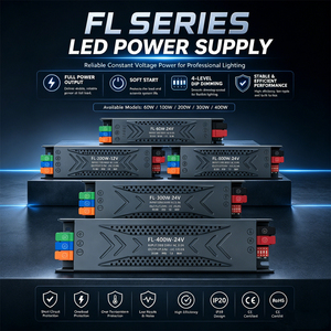 Alimentation à découpage étanche et dimmable 400W 300W 200W 100W 60W pour bande LED, AC 100V~265V DC 12V 24V - Product Image 2