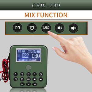 เครื่องโทรนก Mp3 80W กันน้ำได้80W เสียงเป็ดไฟฟ้า80W เสียงเรียก<span class=keywords><strong>กวาง</strong></span>อุปกรณ์ล่าสัตว์นก CSW-799 - Product Image 5