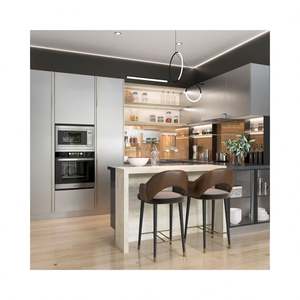 Armoires de cuisine multifonctionnelles en bois massif de luxe haut de gamme avec design et mobilier personnalisés - Product Image 5