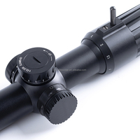 Lunette de chasse tactique éclairée Bravo Optics 1-6x24, lunette FFP LPVO, premier plan focal, viseur télescopique compact