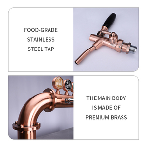 Distributeur de boissons commercial personnalisé à 4 robinets en acier inoxydable pour bière, Fonte de bière sur mesure, Tour à bière - Product Image 2