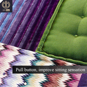 Tecidos modulares estilo francês sofá secional sofá moderno mahjong sofá tecido floral roche bobois mahjong sofá conjunto - Product Image 3