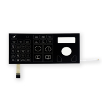 Clavier à membrane étanche IP68 à forte adhérence pour boîtiers de commande électroniques de rétrofit, taille et couleur personnalisables, longue durée de vie