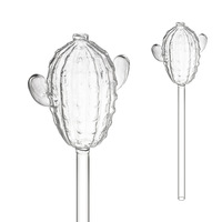 Globes d'arrosage en forme de cactus en verre soufflé à la main