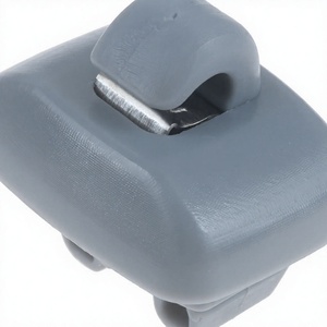 Clips para Parasol de Audi 4B0857562 4B0857563, Gris Beige, Plástico, Montaje en Techo, Fácil Instalación - Product Image 4