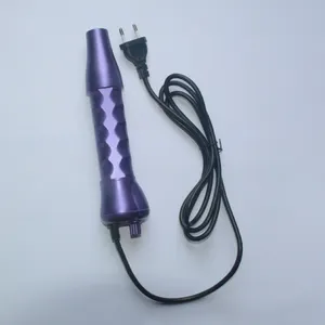 Fábrica por atacado handheld roxo alta freqüência varinha pele e cuidados faciais eletroterapia máquina com darsonvals 4 tubos de vidro