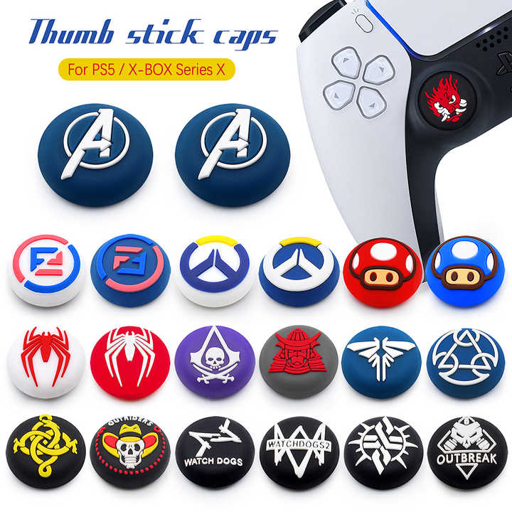 Caps Per Levette Analogiche Ps5 2 Paia Di Copri-joystick Per Controller PlayStation 5 PS5 - Grip Analogico Per Pollice 2 Paia Cappucci Thumbstick Per Ps5 Controller Grip Analogico - Foto 8