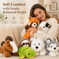 Adorable peluche panda rouge en peluche douce, jouet en peluche mignon, cadeaux d'anniversaire pour enfants et adultes