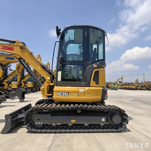 Miniexcavadora de cadenas XE35U de 3.8 toneladas de la famosa marca XE35U con motor de alta eficiencia y cucharón de 0.12 m³ de capacidad para construcción - Product Image 6