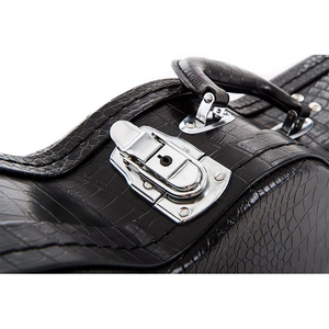 Étui de guitare électrique <span class=keywords><strong>Paul</strong></span> en cuir noir, Logo personnalisable de l'usine chinois, 50 pièces - Product Image 5