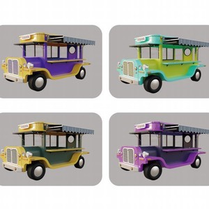 Food Truck de Style Classique Vintage à 4 Roues, Corps en Acier Inoxydable, Alimentation Intégrée, Utilisation Extérieure, Montage Facile, Espace de Préparation - Product Image 2