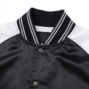 Chaqueta de Satén para Hombre, Transpirable, Cómoda, Nueva y Elegante, con Cuello Alto, de Primera Calidad, Personalizable - Product Image 4