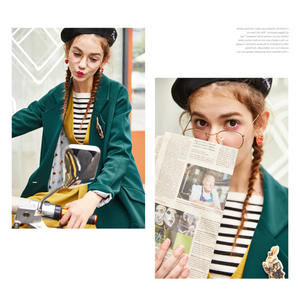 Monturas de Gafas Redondas Estilo Harajuku, Unisex, Montura Completa, Lentes de PC con Protección UV400, Diseño Moderno y a la Moda - Product Image 5