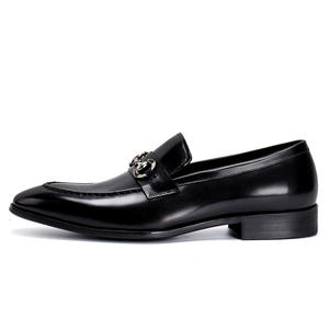 Chaussures en cuir décontractées, chaussures habillées décontractées pour hommes, mocassins en cuir véritable à bout pointu pour hommes, chaussures pour hommes fabriquées à la main - Product Image 2