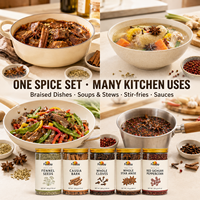 Set Bumbu Braising: Bunga Lawang Utuh, Kulit Kayu Manis, Cengkeh, Biji Adas, dan Lada Merah Sichuan 785g