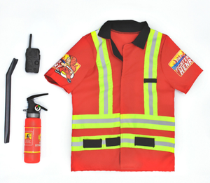 Costume Cosplay da vigile del fuoco ispirato al <span class=keywords><strong>film</strong></span> TV 2021 per ragazzi dai 3 agli 8 anni per feste di carnevale in divisa per piccoli - Product Image 4