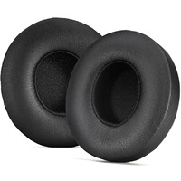 Almohadillas de Repuesto para Auriculares Beats Solo 4, de Cuero Proteico y Espuma Viscoelástica, con Funda de Cojín Cómoda