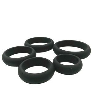 Sản phẩm dành cho người lớn 6 miếng kích thước người đàn ông của Silicone O nhẫn dành cho người lớn quan hệ tình dục đồ chơi cho sự chậm trễ xuất tinh kiểm soát và kéo dài dương vật Enlargement - Product Image 4