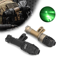 Lampe torche tactique KIJI K1-3 en aluminium avec éclairage IR, montage sur casque, légère et durable pour accessoires de chasse