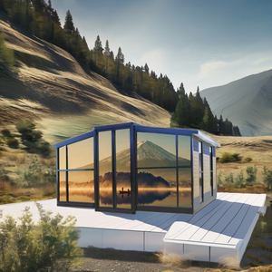 Casa contenedor expandible de 20 pies, Oficina prefabricada portátil, espacio de trabajo expandible para pequeñas empresas, hecho en China, corrosión - Product Image 1