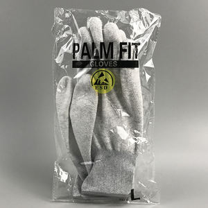 Guanto antistatico ESD Palm Fit per camera bianca rivestito in PU in fibra di carbonio Touch Screen - Product Image 6