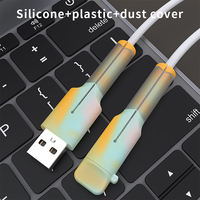 Protection de câble universelle Type C, coque en silicone souple, capuchon de protection pour câble de chargeur Type C, protection anti-poussière, accessoire pour câble de données