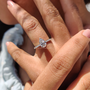 แหวนเพชรเลี้ยงในห้องปฏิบัติการทรงกลม ดีไซน์สวยงาม เหมาะสำหรับขอแต่งงาน ของขวัญ และงานเฉลิมฉลองที่มีความหมาย จากประเทศอินเดีย - Product Image 2