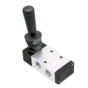 공압 제어 밸브 4H230C-08 수동 밸브 4H230E P 3 위치 5 방향 핸드 레버 밸브 - Product Image 6