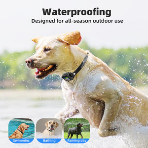 आउटडोर पोर्टेबल ipx7 वाटरप्रूफ जीपीएस वायरलेस कुत्ते बाड़ इलेक्ट्रिक शॉक प्रशिक्षण कॉलर कुत्ते नियंत्रण प्रणाली त्रिज्या 5997 फीट - Product Image 6