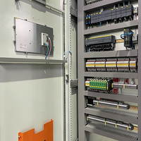 Armoire de distribution électrique basse tension en métal avec contrôle PLC, distribution de courant, verrouillage intelligent, usage industriel, alimentation électrique