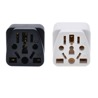 NOUVEAU Adaptateur universel de prise américaine Type-B 2 broches 10A 250V pour appareil photo, ordinateur portable, LED – Prise de conversion internationale pour voyage (Japon)