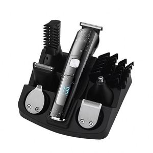Tondeuse à barbe multifonction sans fil, rasoir électrique pour homme, lame remplaçable, rasoir en acier inoxydable pour homme - Product Image 1