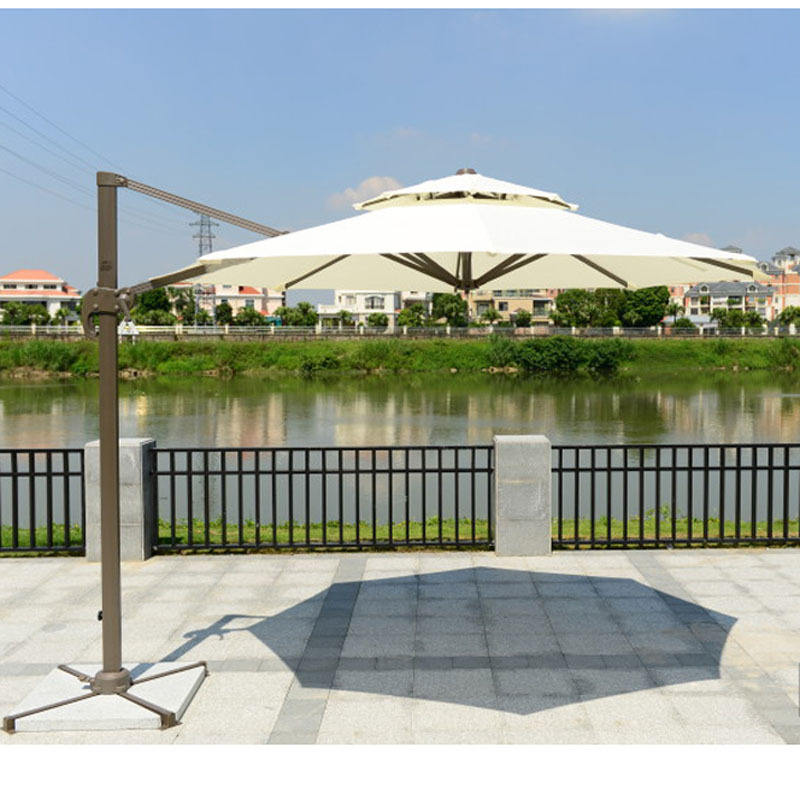 3 m round creamy-white