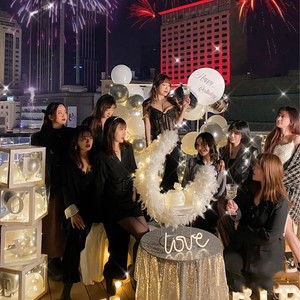 Décoration de gâteau en acrylique style déesse, motif fleur, lune, bateau, avec fil perlé, thème miel et douceur, pour anniversaire et événementiel - Product Image 2