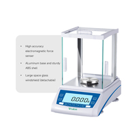 Balance analytique numérique WISDOM, capacité de 100 g, précision de 0,001 g, balance de pesage de laboratoire avec étalonnage externe