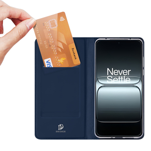 เคสโทรศัพท์แบบพับได้หนัง PU พรีเมียม TPU ดีไซน์หรูหราสำหรับธุรกิจ พร้อมช่องใส่บัตรแม่เหล็กกันกระแทก สำหรับ <span class=keywords><strong>OnePlus</strong></span> 13T/13s - Product Image 4